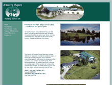 Tablet Screenshot of countrysquireboardingkennels.com